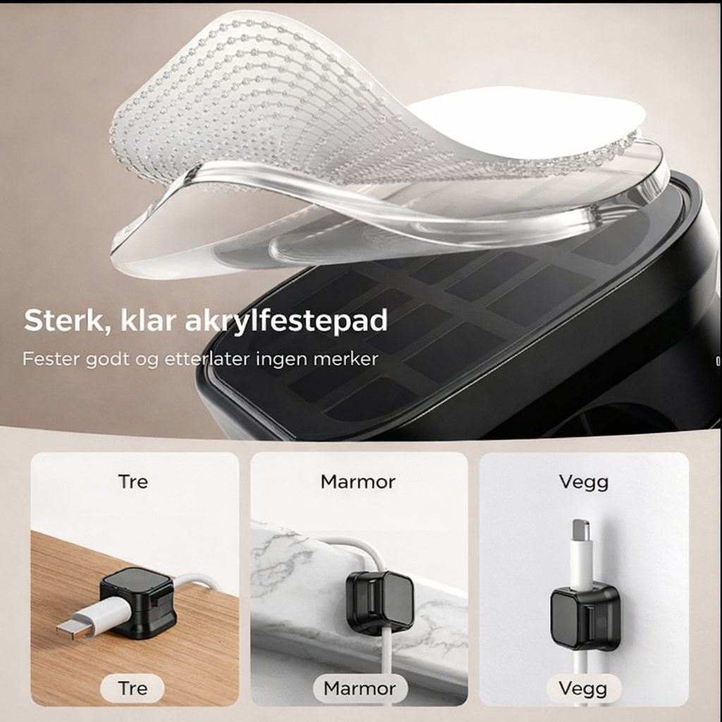 Cable Rest – Slipp kabelkaos for godt